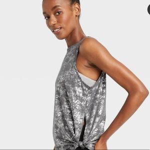 Women's Printed Side-Tie Tank Top - All in Motion